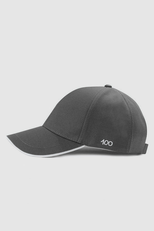 The 100 CAP in Charcoal Cotton