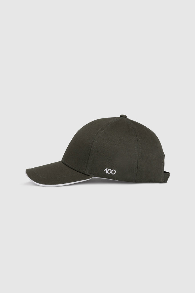 The 100 Cap in Army Contrast Cotton