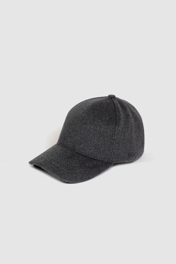 The 100 Cap in Charcoal Cashmere