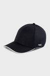 The 100 Cap in Navy and White Linen