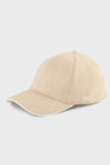 The 100 Cap in Oat and White Linen