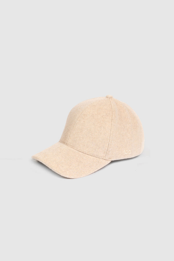 The Kid 100 Cap in Beige Cashmere