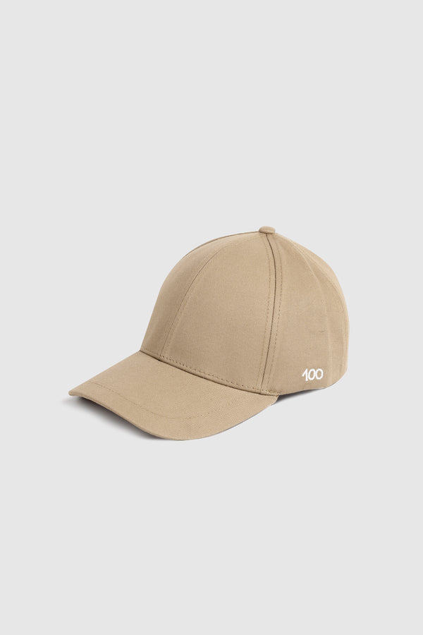 The 100 Cap in Plain Oat Cotton