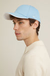 The 100 Cap in Sky Blue Contrast Cotton