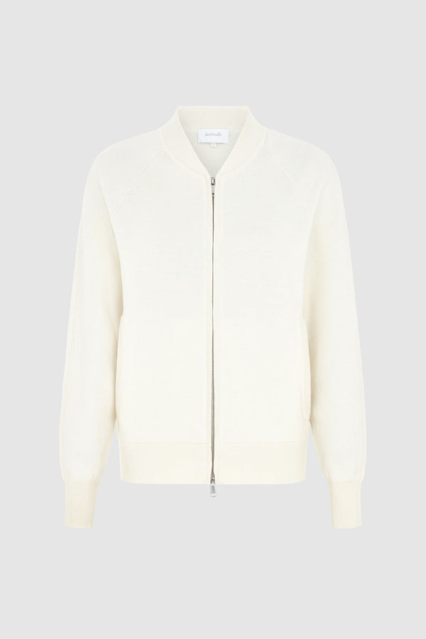 Alia Cotton Cashmere Zip Up