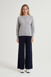 Alia Cotton Cashmere Zip Up