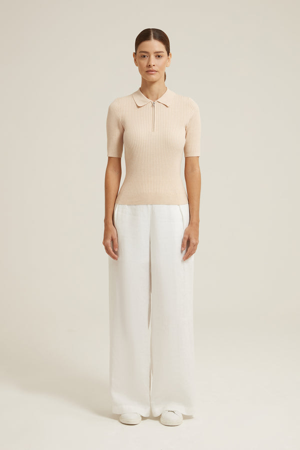 Ava Noble Wool Ribbed Tee