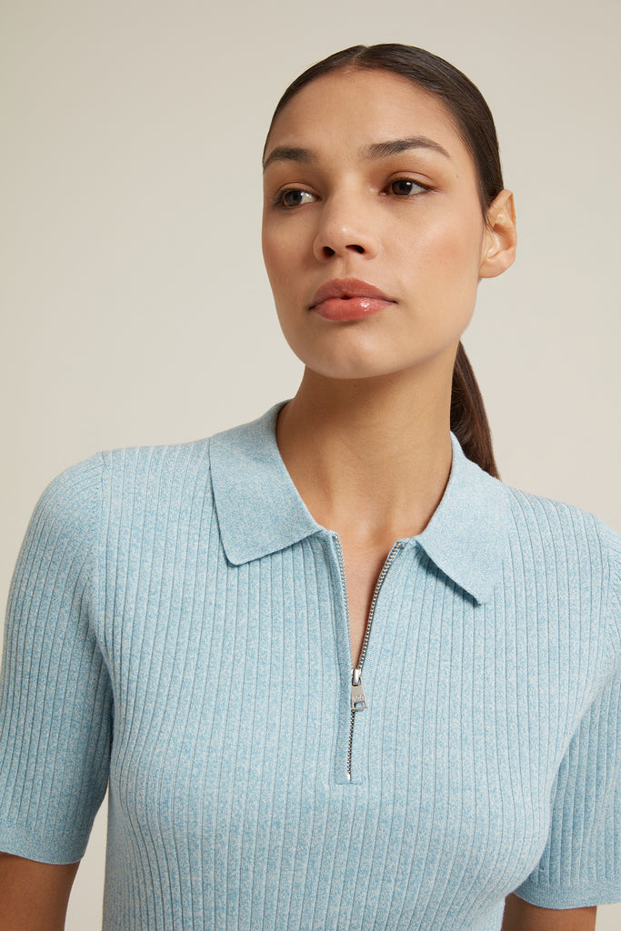 Ava Noble Wool Ribbed Tee