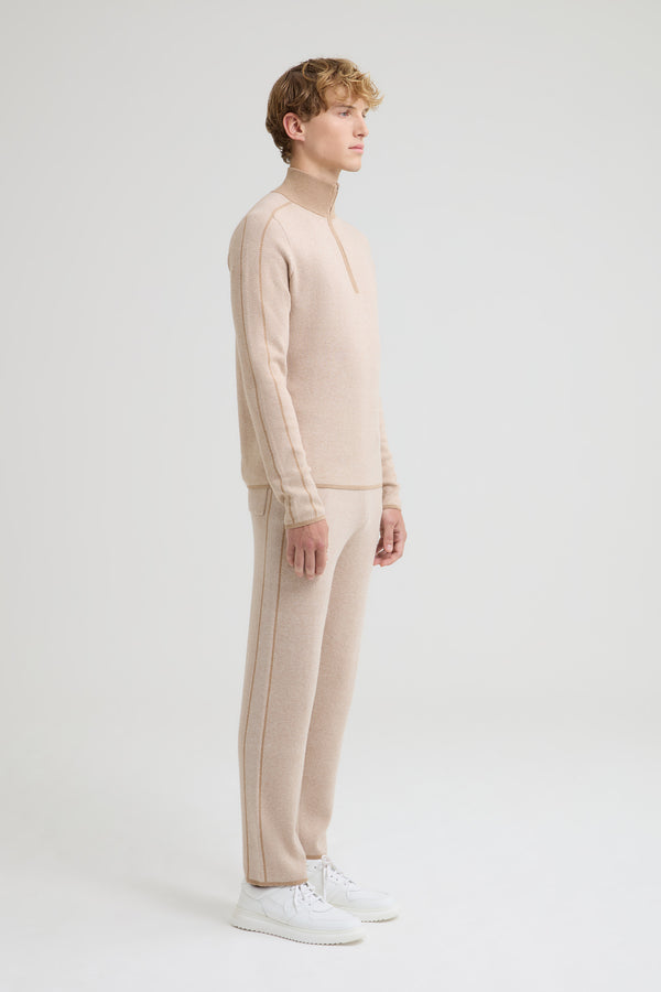 Conan Cotton Cashmere Half Zip