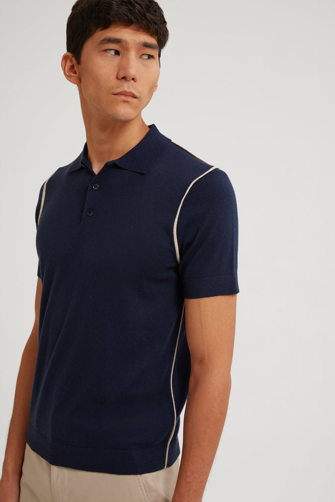 Elias Wool Silk Polo