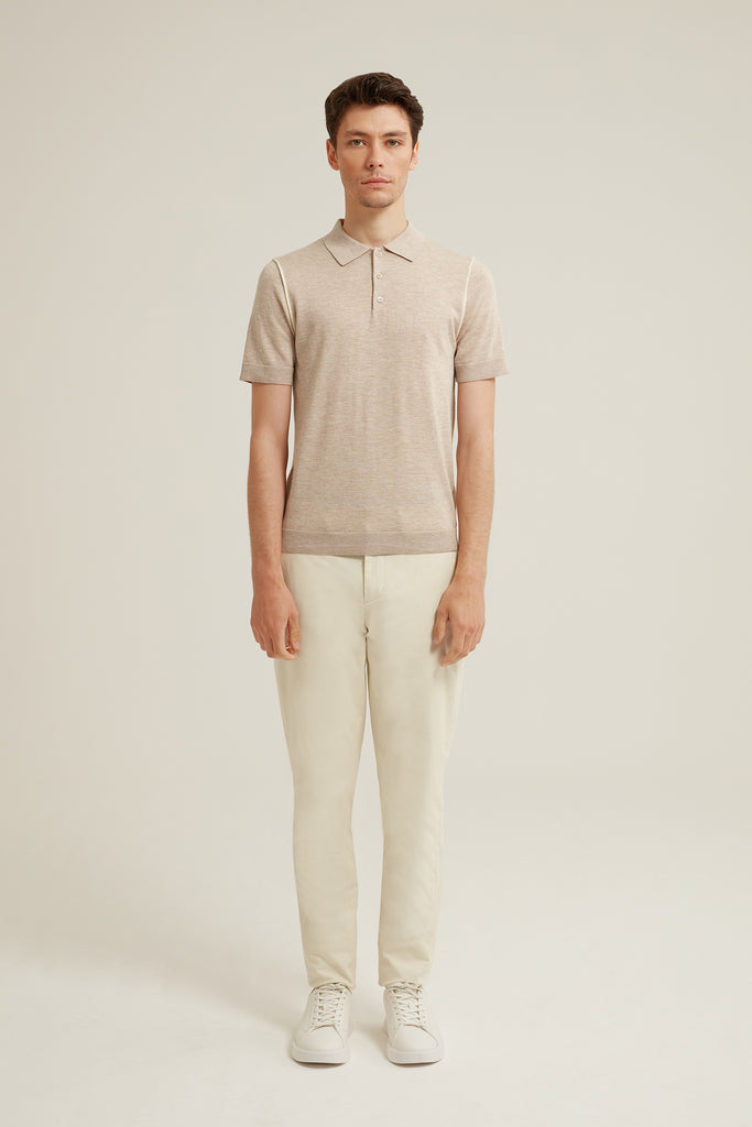 Elias Wool Silk Polo