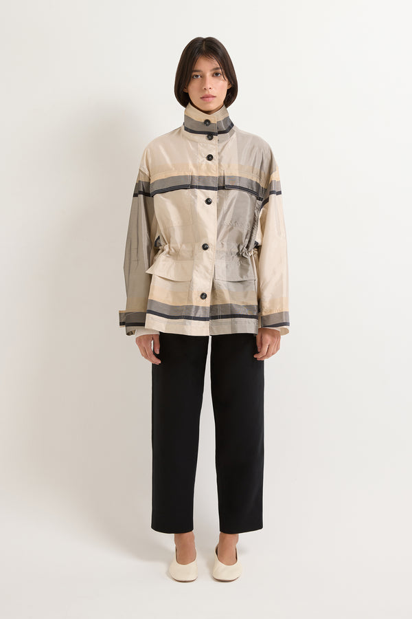 Greta Tonal Check Jacket