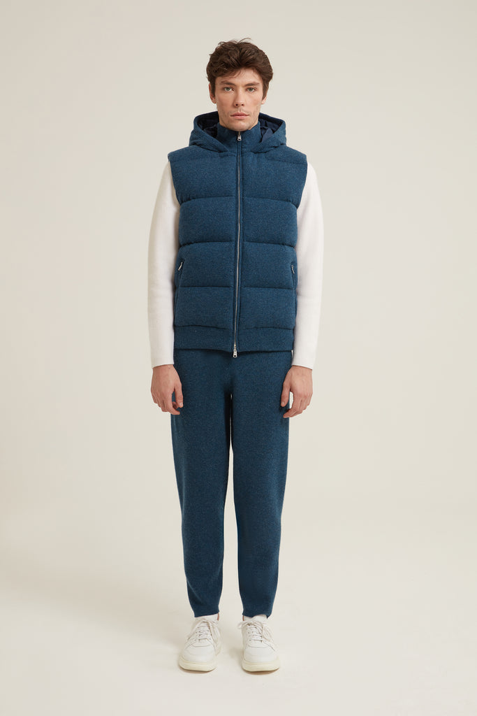 Hakeem Padded Cashmere Gilet