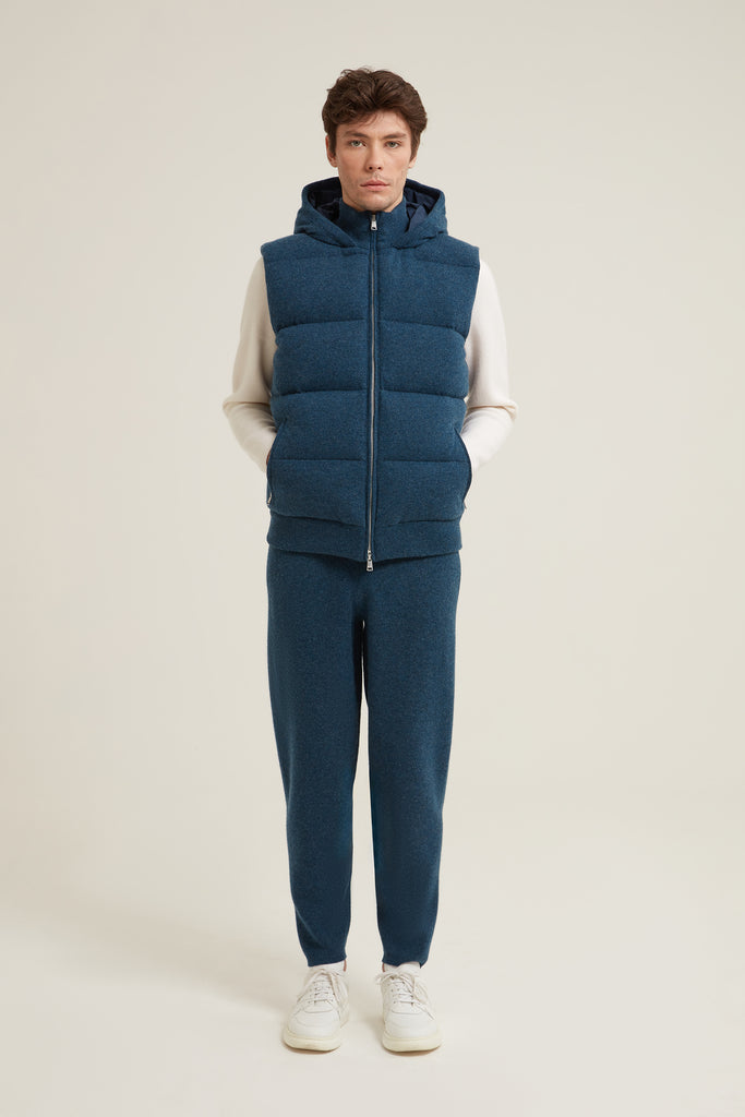 Hakeem Padded Cashmere Gilet – Les 100 Ciels