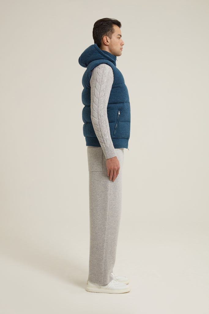 Hakeem Padded Cashmere Gilet – Les 100 Ciels