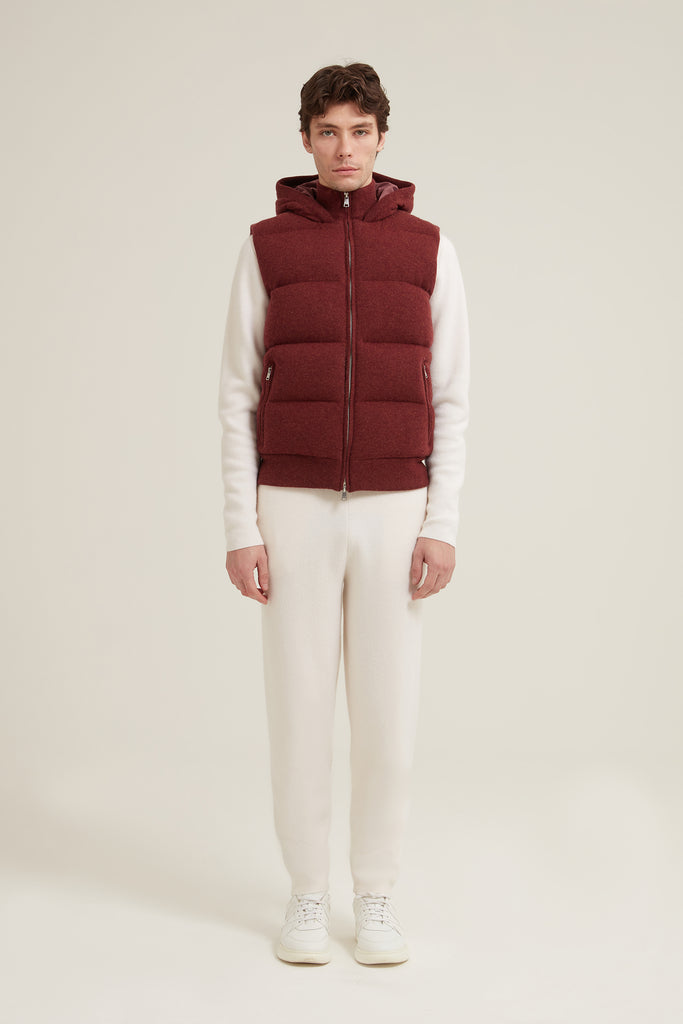 Hakeem Padded Cashmere Gilet