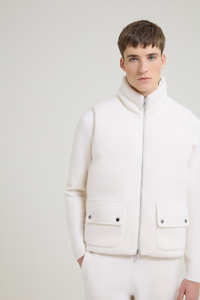 Holmesly Reversible Cashmere Gilet – Les 100 Ciels