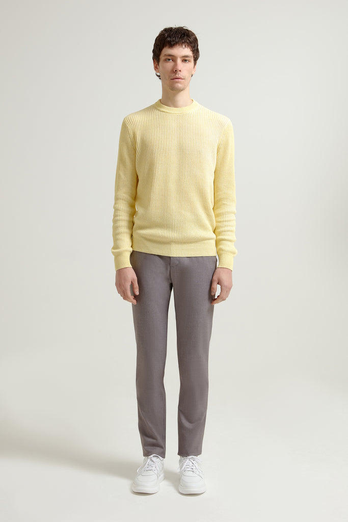 Joao Cotton Linen Crew Neck