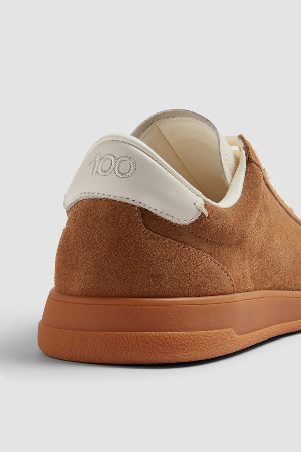 Jet Sneaker in Camel Suede