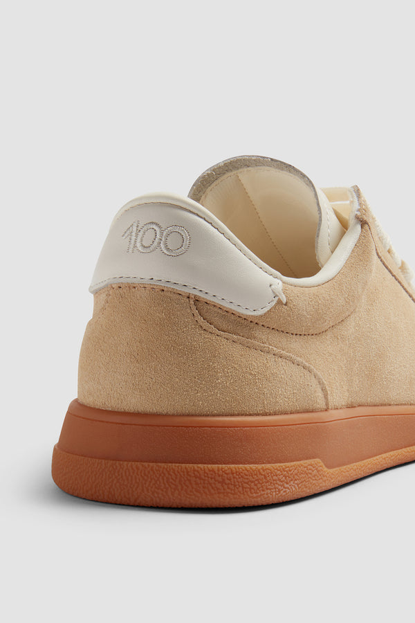 Jet Sneaker in Oat Suede
