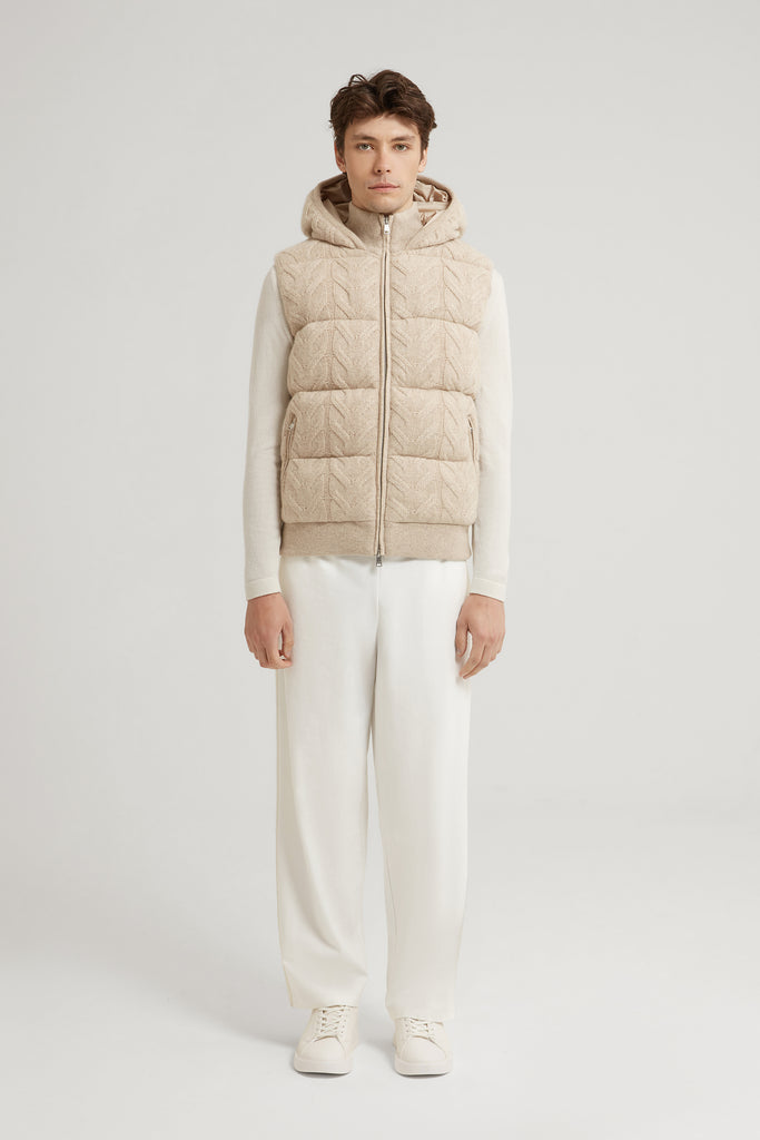 Jurrien Cable Knit Gilet