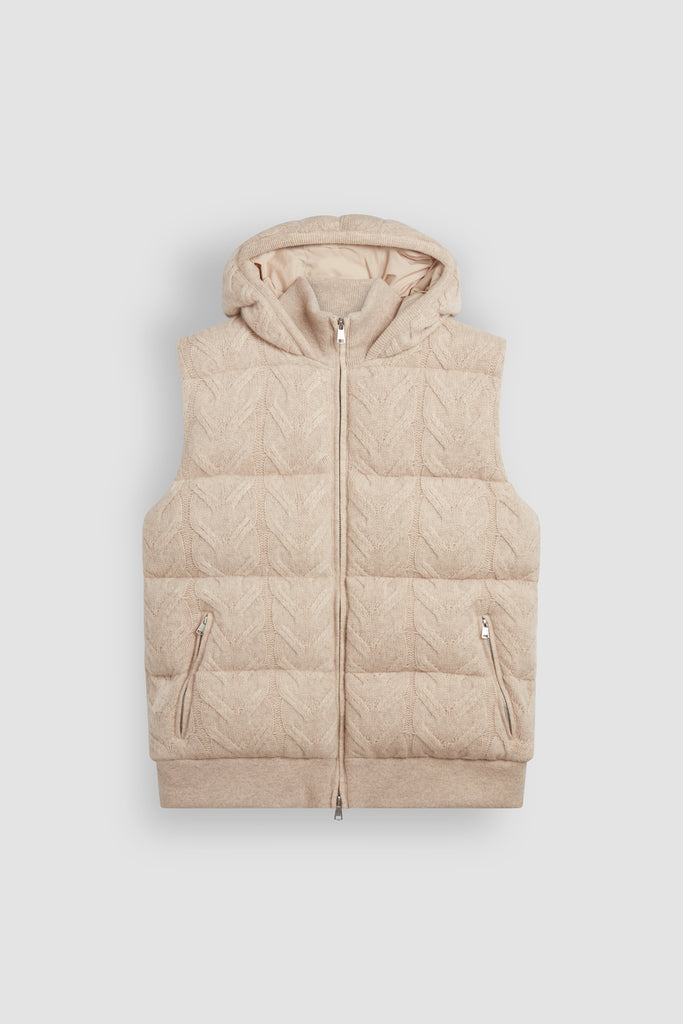 Jurrien Cable Knit Gilet