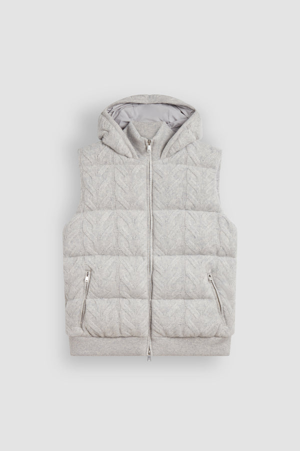 Jurrien Cable Knit Gilet