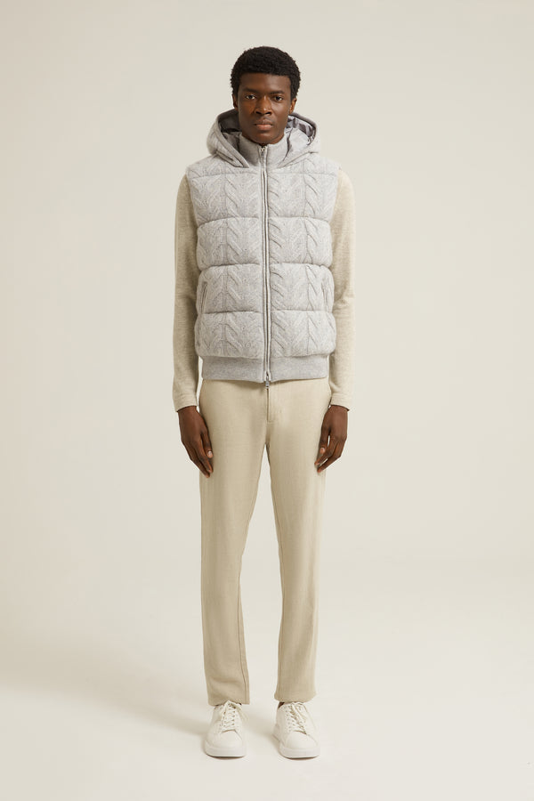 Jurrien Cable Knit Gilet