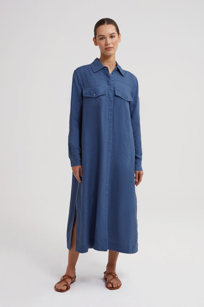 Liliah Linen Dress