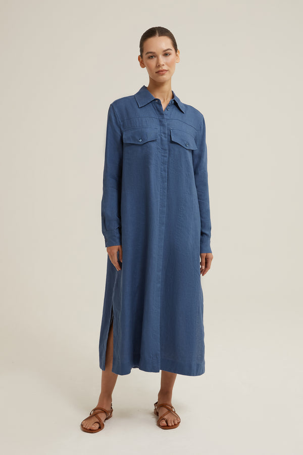Liliah Linen Dress