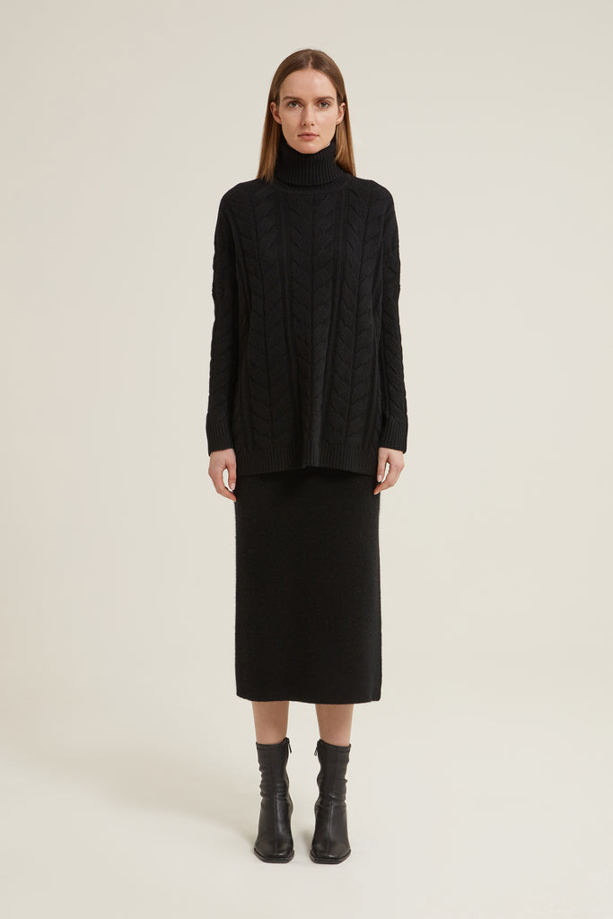 Mimi Cashmere Roll Neck Jumper