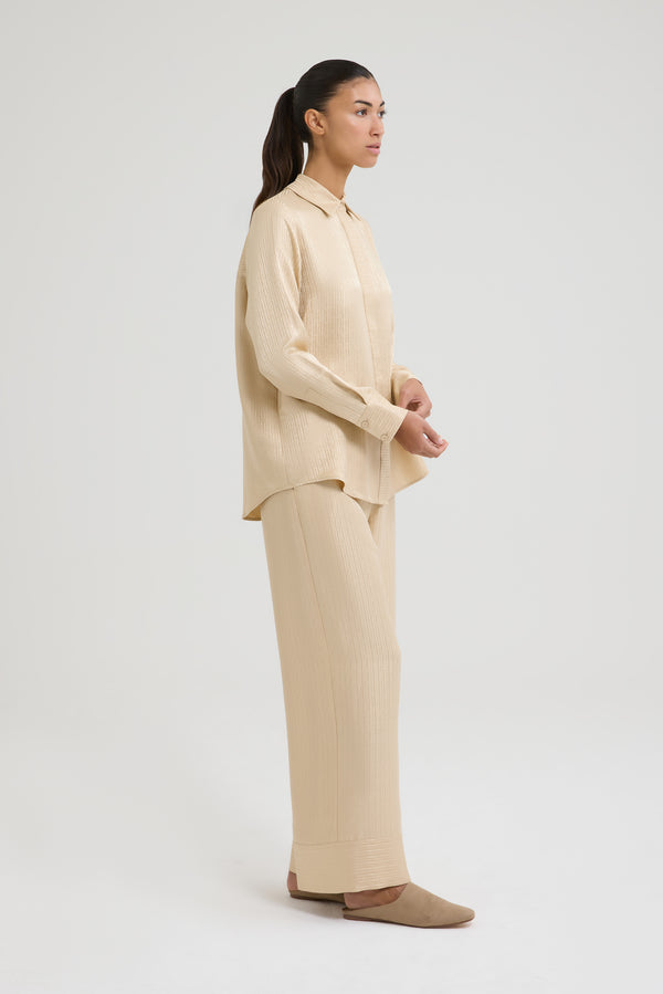 Noor Jacquard Silk Shirt