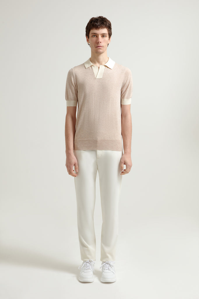 Obi Contrast Collar Polo