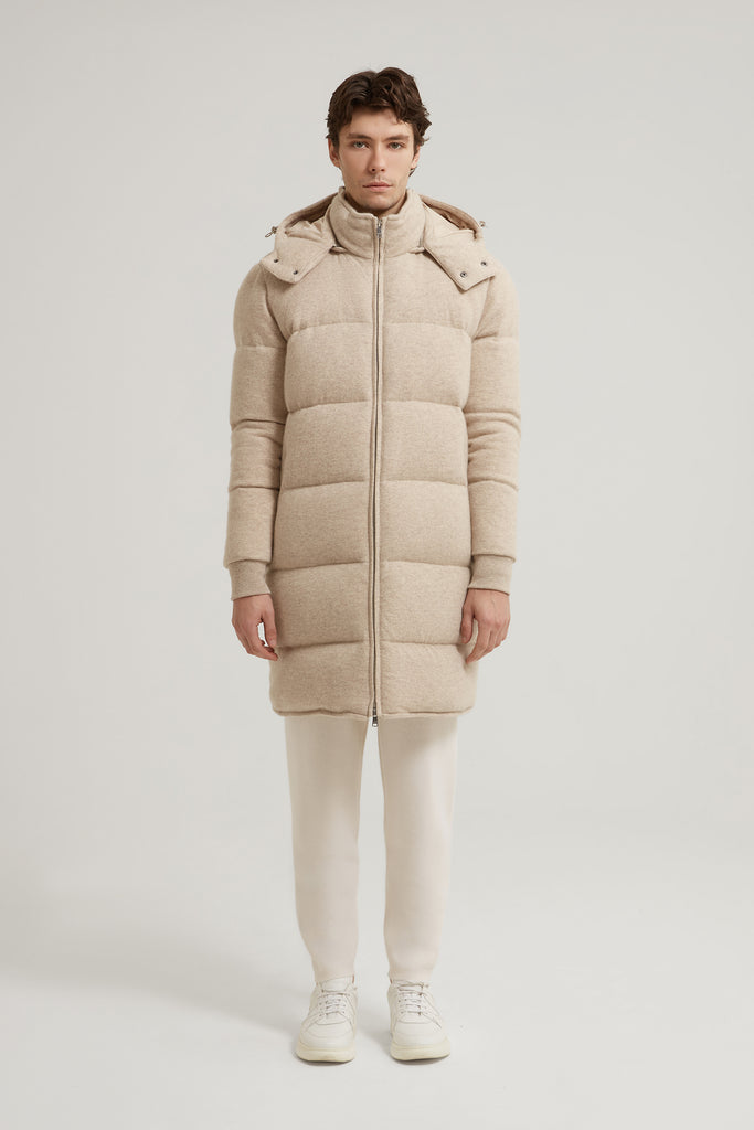 Quebec Padded Cashmere Coat