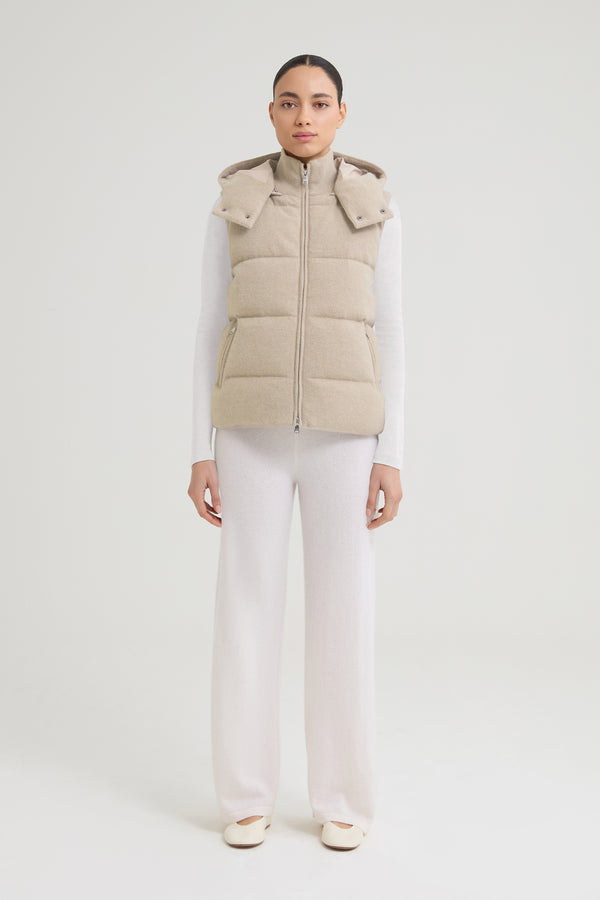 Riva Padded Cashmere Gilet