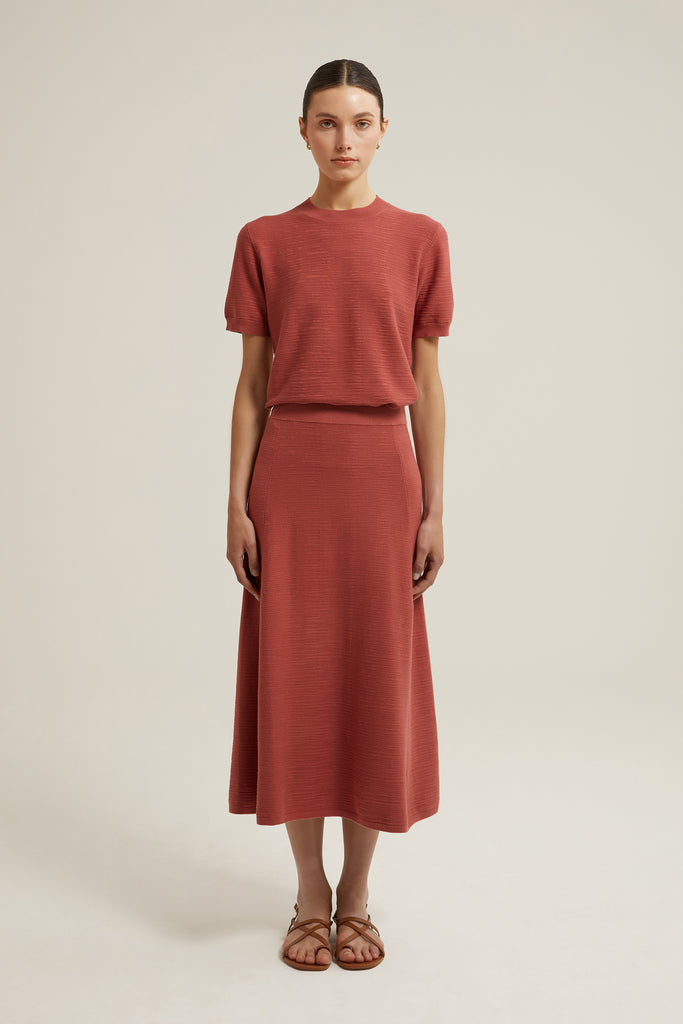 Sina Silk Cotton Skirt