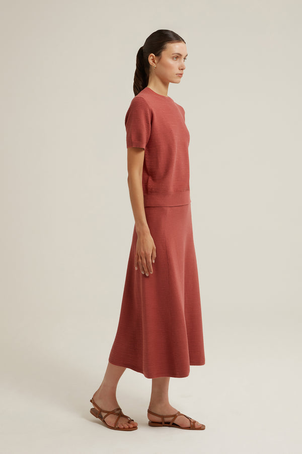Sina Silk Cotton Skirt