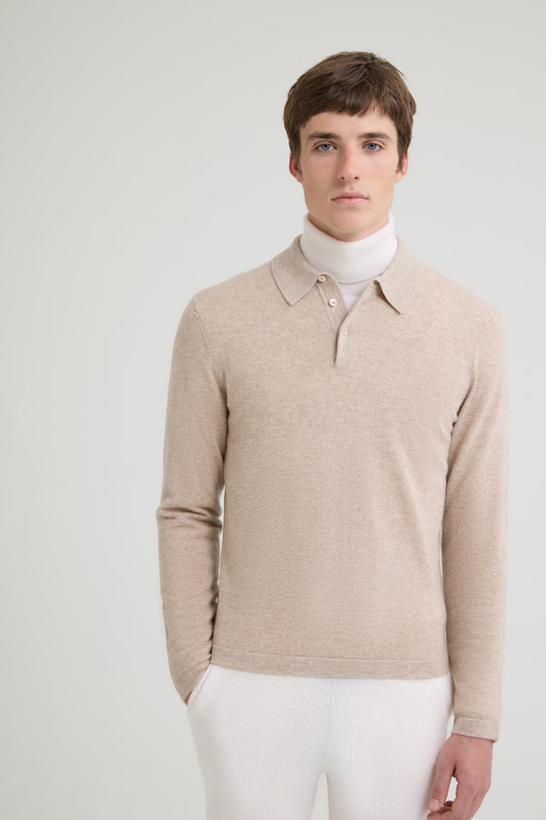 Tamer Wool Cashmere Polo