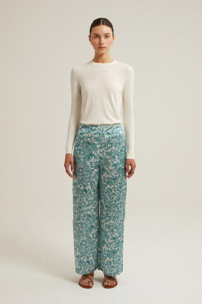 Teresa Silk Trousers
