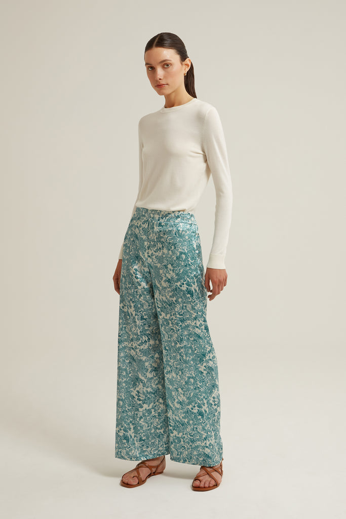 Teresa Silk Trousers