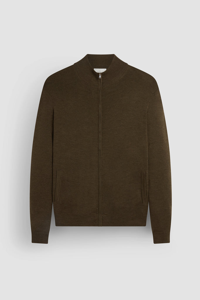 The Noble Wool Zip-up Cardigan