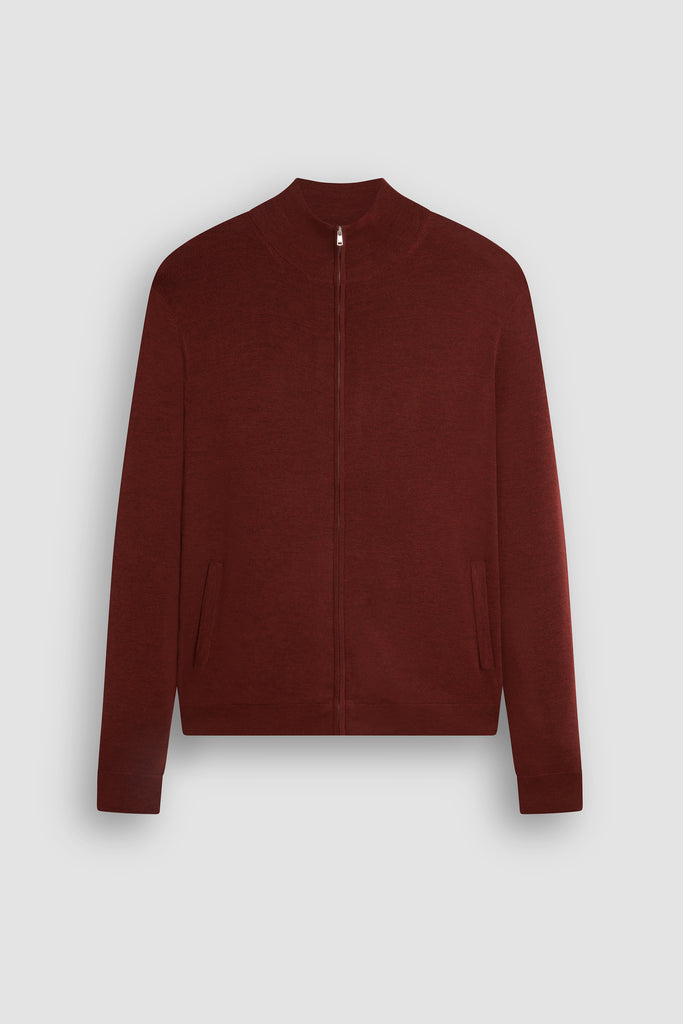 The Noble Wool Zip-up Cardigan