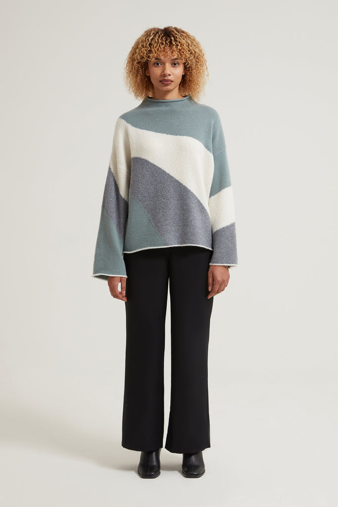 Yvaine Cashmere Intarsia Jumper