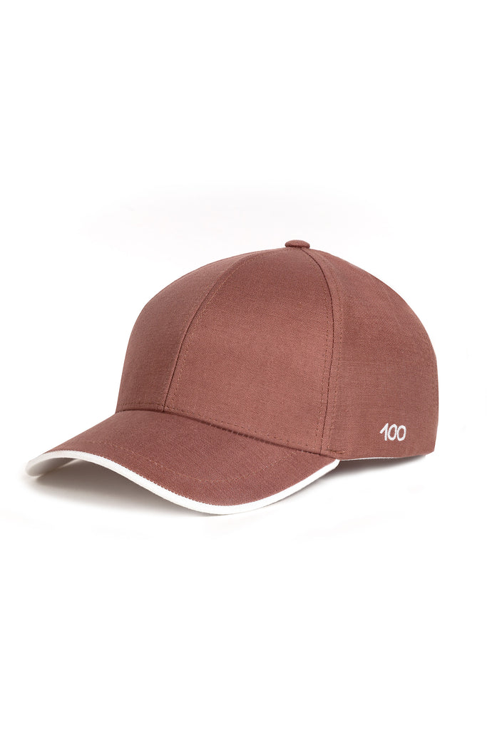 The 100 Cap in Rose Linen