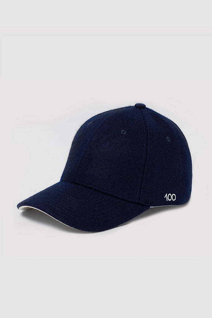 Navy 100 Cap with Contrast Peak
