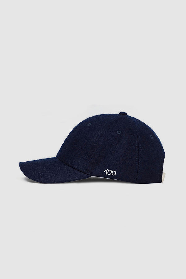 Navy 100 Cap with Contrast Peak