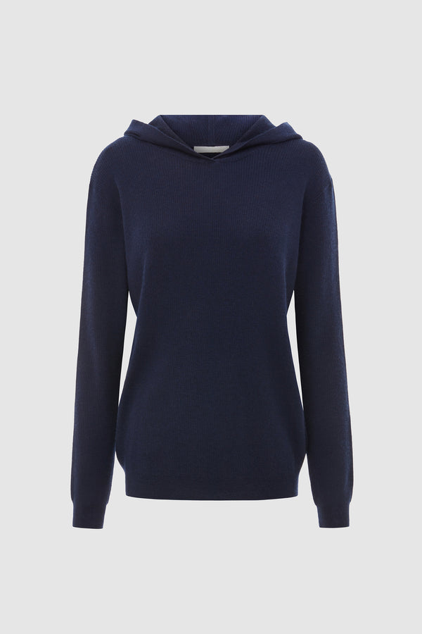 Amel Ribbed Hoodie