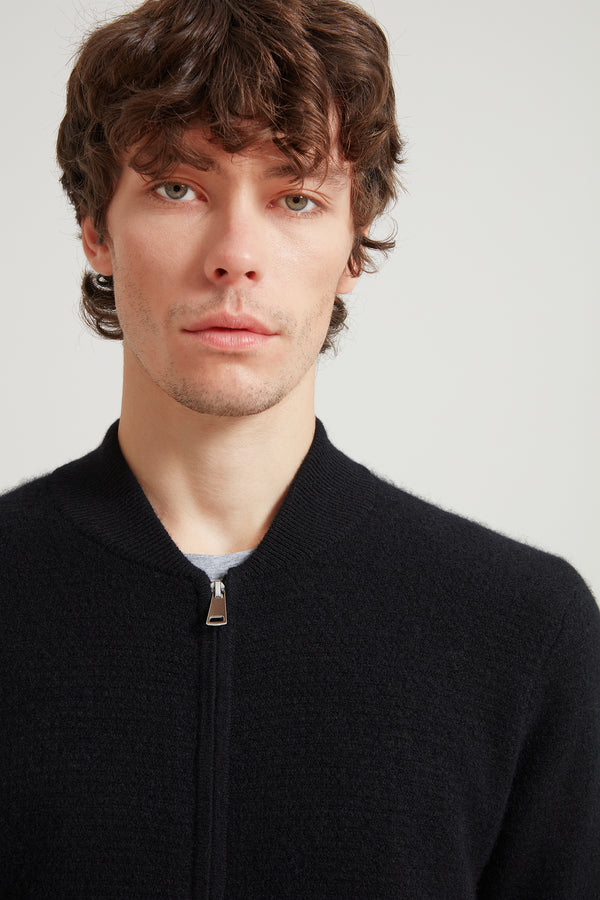 Samson Zipped Cashmere Jumper